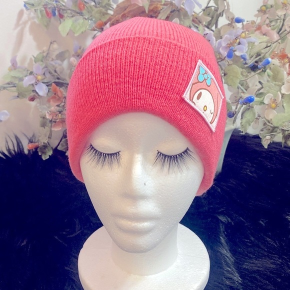 Sanrio Accessories - My Melody Sanrio Hello Kitty and friends pink beanie women’s men’s OSFA ski hat